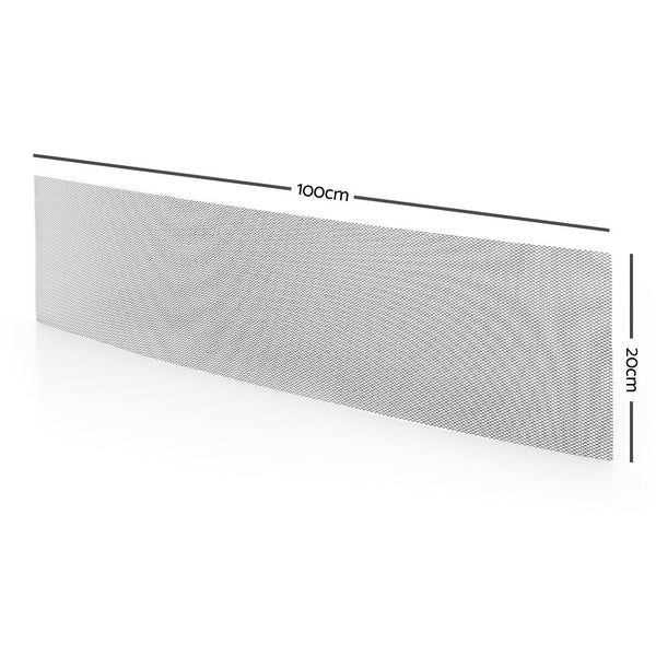 30 Piece Aluminium Gutter Guard Leaf Mesh- Silver Giantz