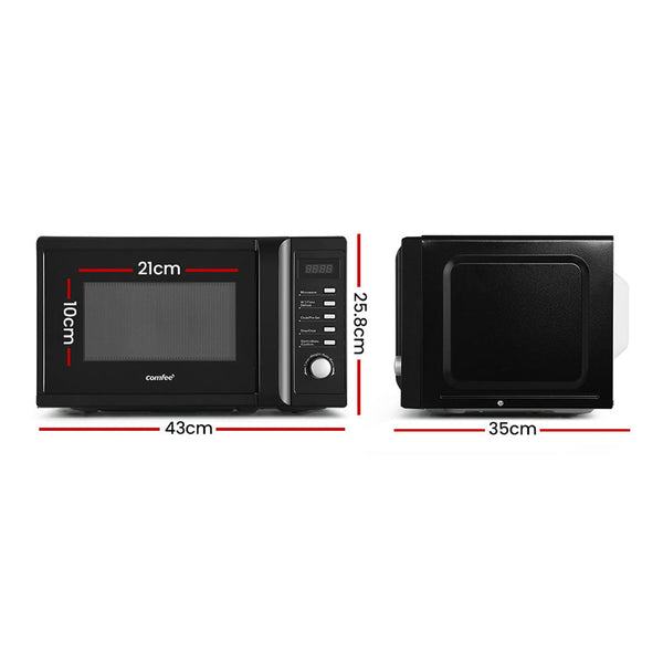 Comfee 20L Microwave Oven 700W Countertop Kitchen Cooker Black Comfee