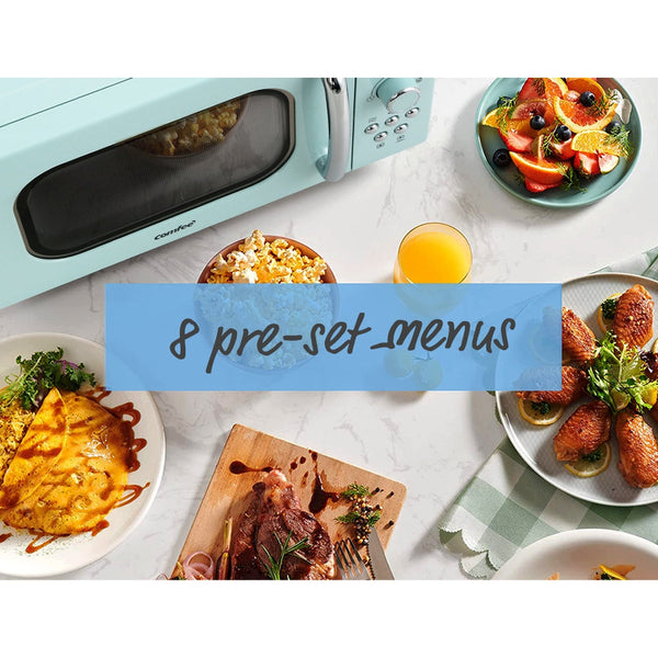 Comfee 20L Microwave Oven 800W Countertop Kitchen 8 Cooking Settings Green Comfee