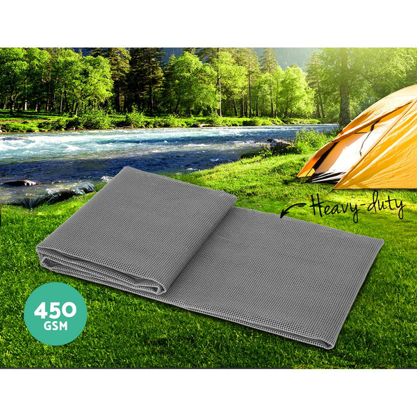 Weisshorn 6M Annex Matting Pack of 2x 3 x2.5m Floor Mats Mesh Camping Picnic freeshipping - Awezingly