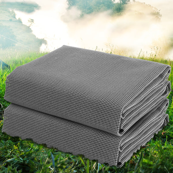 Weisshorn 6M Annex Matting Pack of 2x 3 x2.5m Floor Mats Mesh Camping Picnic freeshipping - Awezingly