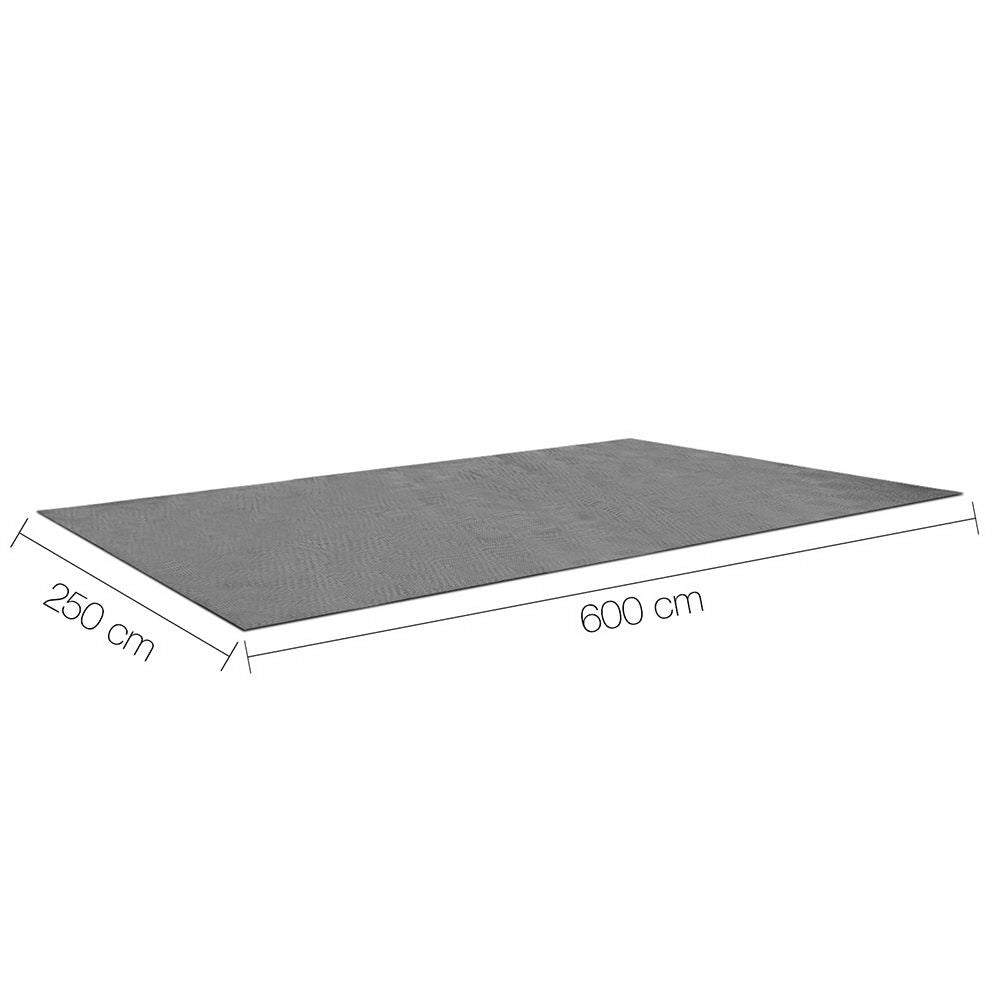 Weisshorn Heavy Duty Annex Matting 6 x 2.5M - Grey freeshipping - Awezingly