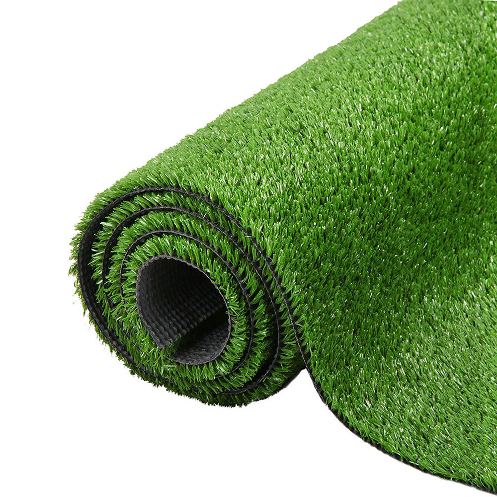Primeturf Artificial Grass 17mm 1mx20m 20sqm Synthetic Fake Turf Plants Plastic Lawn Olive Does not apply