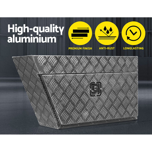 Giantz Pair of Under Tray Undertray Tool Box Aluminium Alloy Underbody Toolbox freeshipping - Awezingly