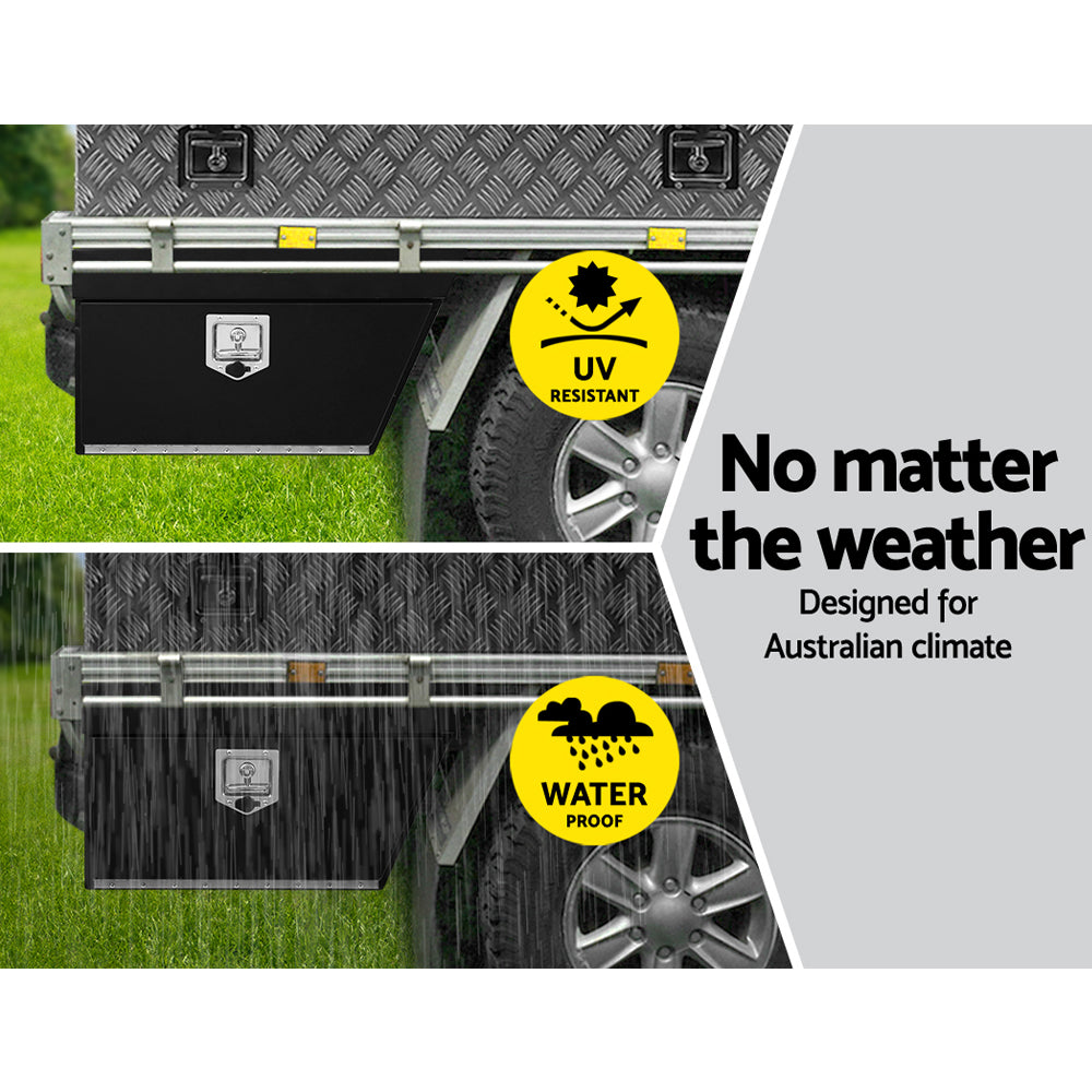 Giantz Ute Tool Box Right UnderTray Toolbox Under Tray Aluminium Underbody freeshipping - Awezingly