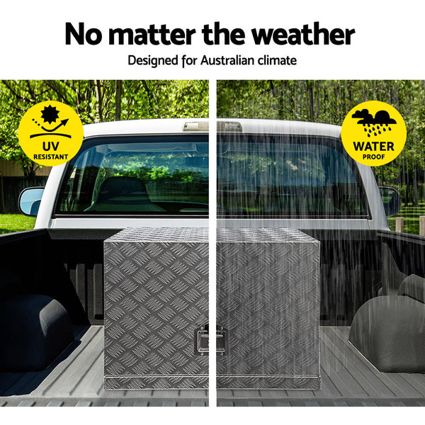 Giantz 62x40x50cm Aluminium Tool box Ute Generator Toolbox Truck Trailer Canopy freeshipping - Awezingly