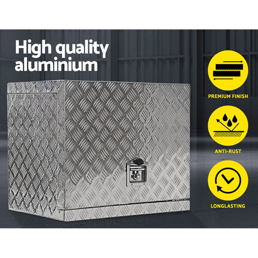 Giantz 75x50x55cm Aluminium Tool box Generator Toolbox Truck Ute Trailer Canopy freeshipping - Awezingly