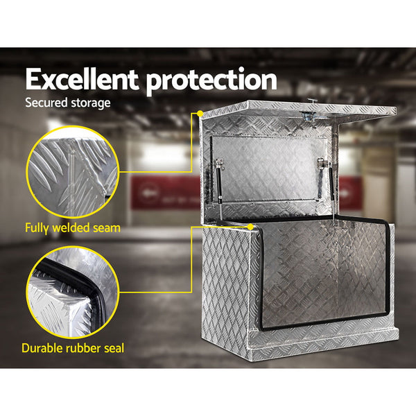 Giantz 75x50x55cm Aluminium Tool box Generator Toolbox Truck Ute Trailer Canopy freeshipping - Awezingly