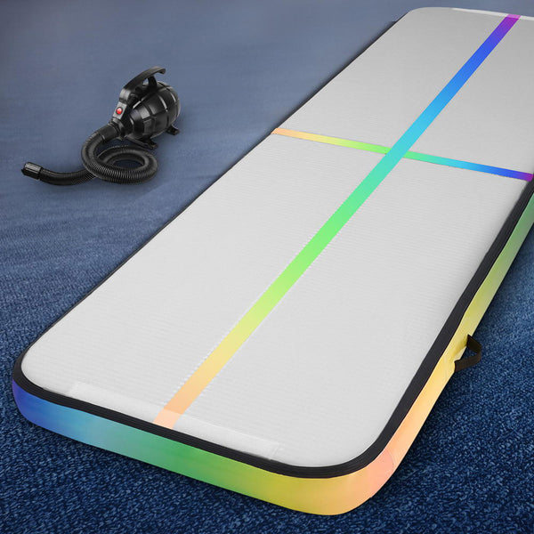 Everfit 3M Air Track Gymnastics Tumbling Exercise Mat Inflatable Mats + Pump freeshipping - Awezingly
