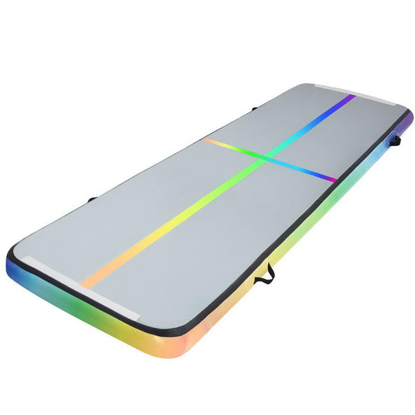 Everfit 4X1X0.2M Air Track Inflatable Tumbling Mat Gymnastics Yoga Mat freeshipping - Awezingly