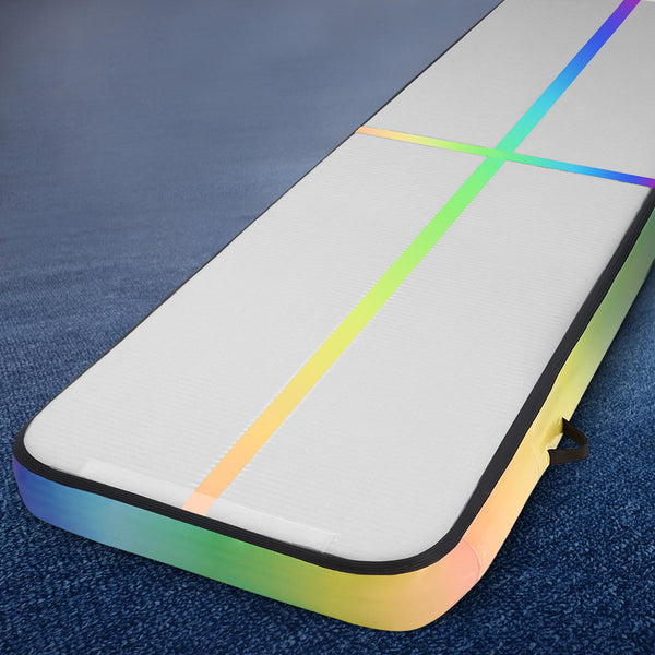 Everfit 4X1X0.2M Air Track Inflatable Tumbling Mat Gymnastics Yoga Mat freeshipping - Awezingly