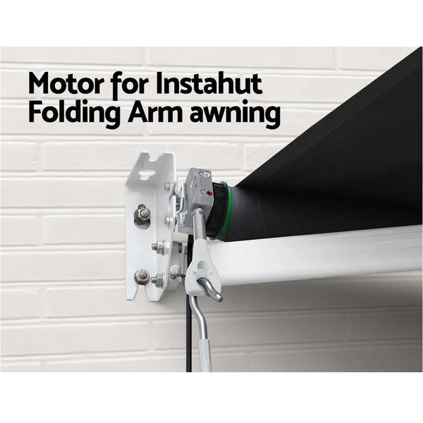 Instahut 230V Replacement Motor w/ remote 40NM Folding Arm Awning Outdoor Blind Does not apply