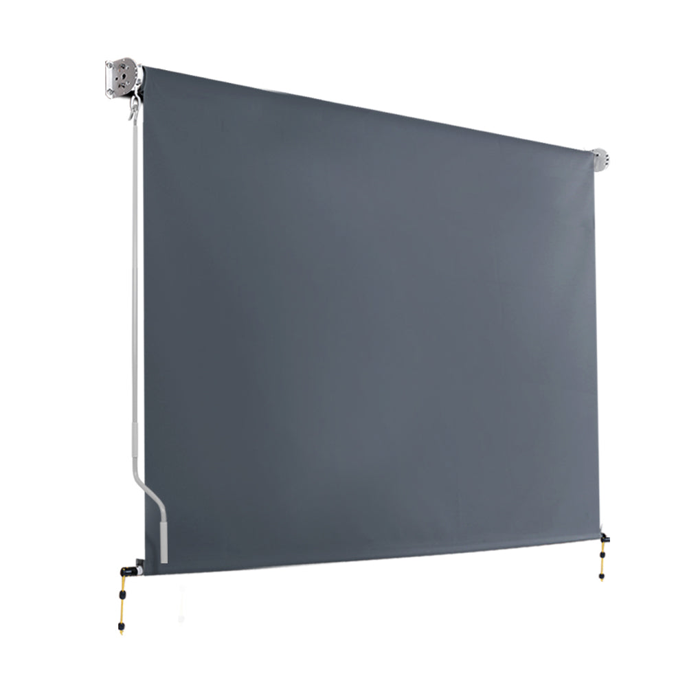 Instahut Outdoor Blind Window Roll Down Awning Canopy Privacy Screen 2.7X2.5M Instahut