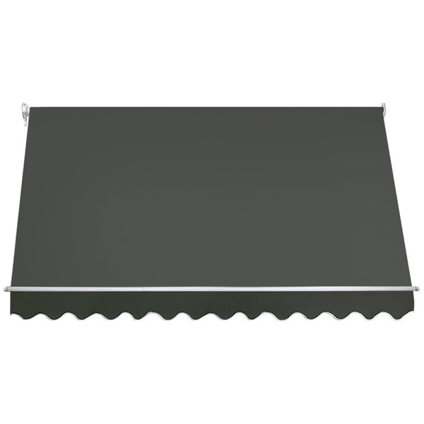 Instahut Window Fixed Pivot Arm Awning Outdoor Blinds Retractable Canopy3.1X2.1M Instahut