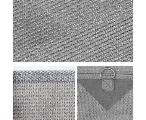 Pop Top Caravan Privacy Screen 2.1 x 1.8M Sun Shade End Wall Roll Out Awning freeshipping - Awezingly