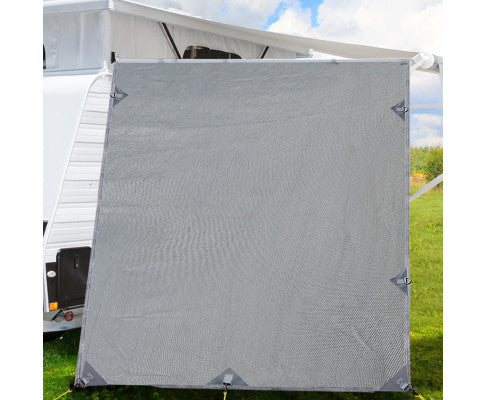 Pop Top Caravan Privacy Screen 2.1 x 1.8M Sun Shade End Wall Roll Out Awning freeshipping - Awezingly