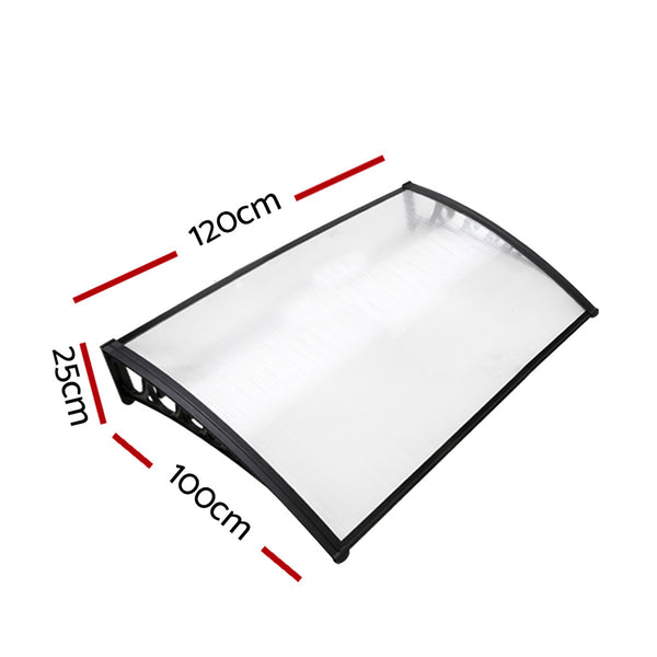 Instahut 1X1.2M Window Door Awning Canopy Rain Cover Sun Shield freeshipping - Awezingly