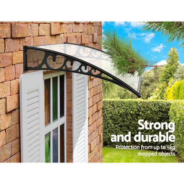 Instahut 1X1.5M Window Door Awning Canopy Rain Cover Sun Shield freeshipping - Awezingly