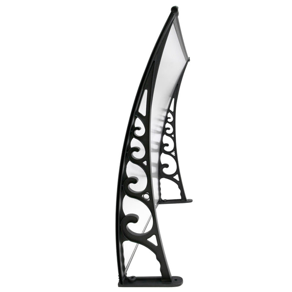 Instahut DIY Window Door Awning Shade 1 x 3m - Transparent freeshipping - Awezingly