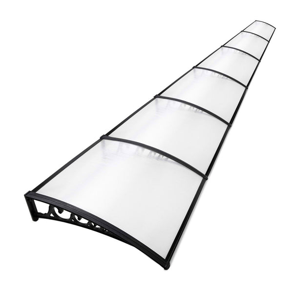 Instahut Window Door Awning Door Canopy Patio UV Sun Shield WHITE 1mx6m DIY freeshipping - Awezingly
