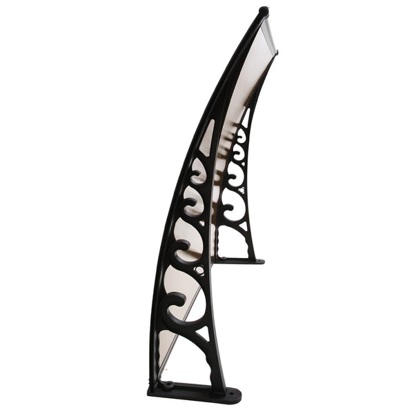 Instahut Window Door Awning Door Canopy Patio UV Sun Shield BROWN 1mx6m DIY freeshipping - Awezingly