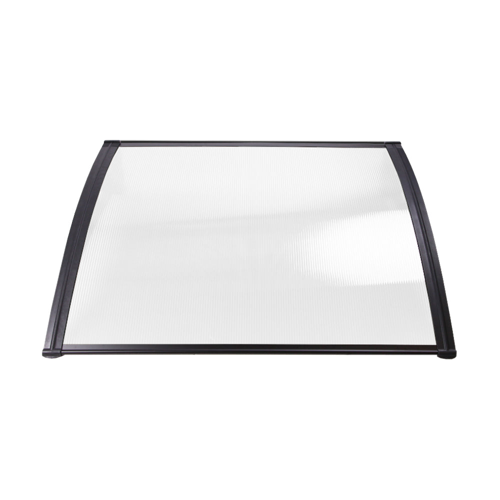 Instahut DIY Window Door Awning Shade 1 x 2m - Transparent Does not apply