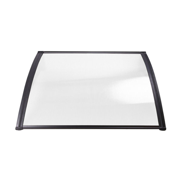 Instahut DIY Window Door Awning Shade 1 x 2m - Transparent Does not apply