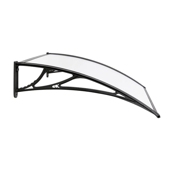 Instahut DIY Window Door Awning Shade 1 x 2m - Transparent Does not apply