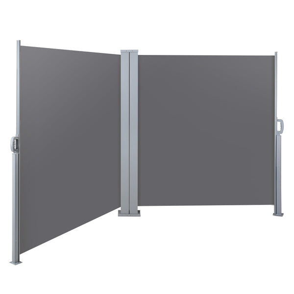 Instahut 1.8X6M Retractable Side Awning Garden Patio Shade Screen Panel Grey freeshipping - Awezingly