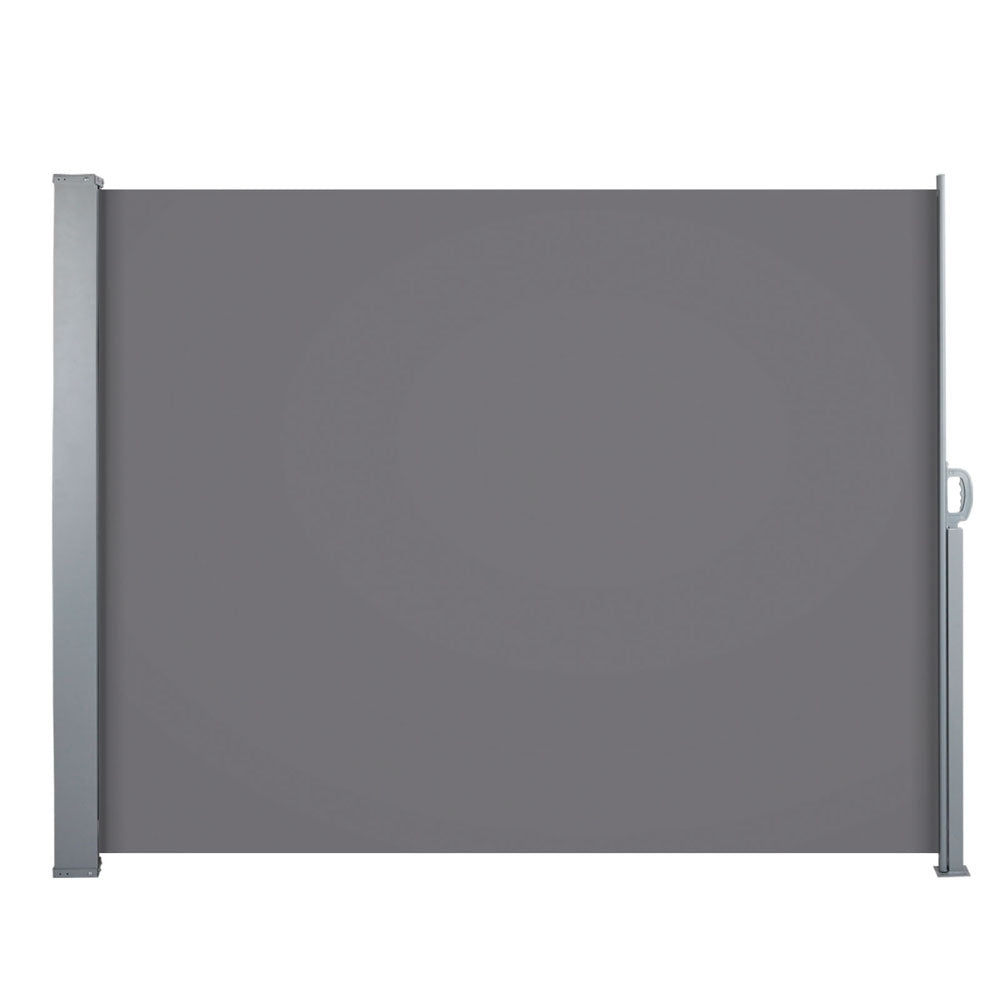 Instahut Retractable Side Awning Shade 1.8 x 3m - Grey freeshipping - Awezingly