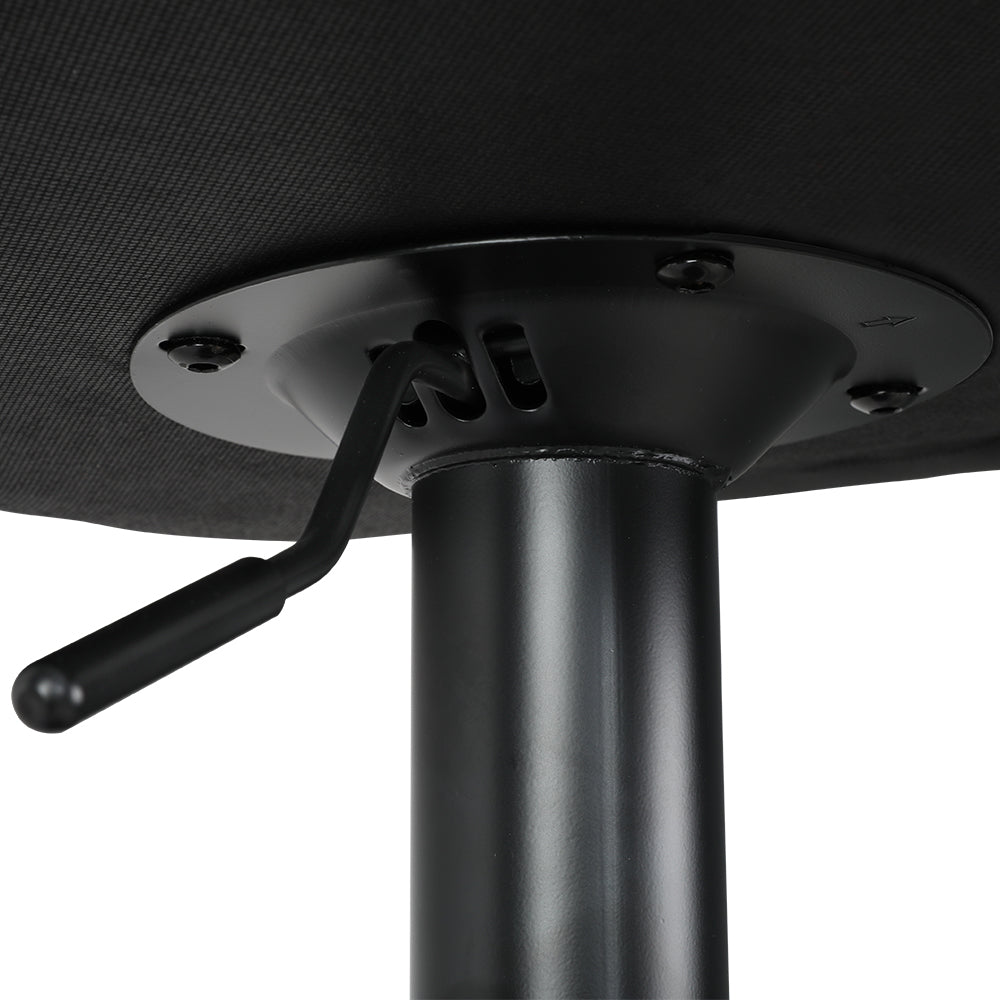 Artiss 2x Bar Stools Kitchen Swivel Bar Stool Gas Lift Chairs Barstools Black Artiss