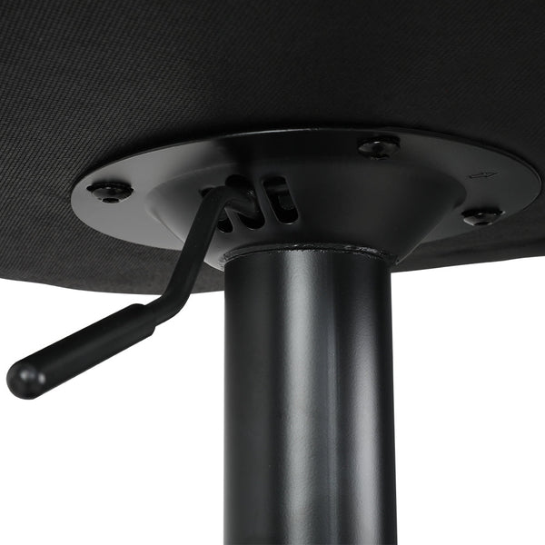 Artiss 2x Bar Stools Kitchen Swivel Bar Stool Gas Lift Chairs Barstools Black Artiss