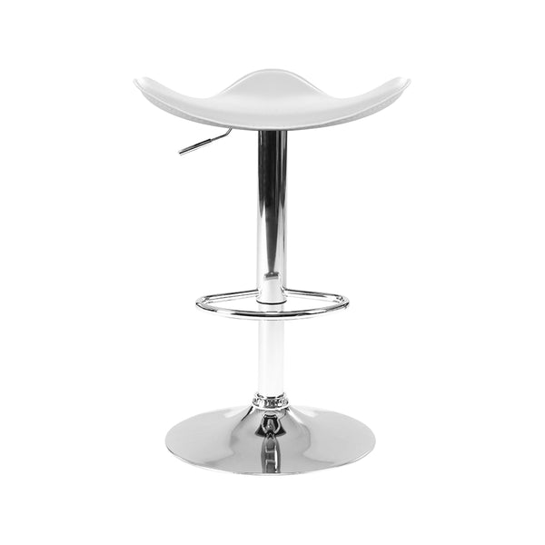 Artiss Set of 4 Swivel Bar Stools - White freeshipping - Awezingly