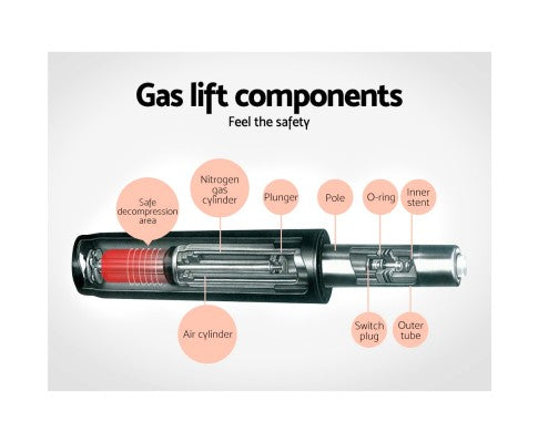 Artiss 2x Bar Stools Kitchen Gas Lift Swivel Chairs Leather Chrome Grey freeshipping - Awezingly