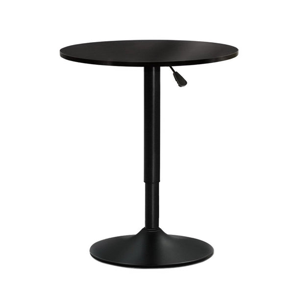 Artiss Bar Table Kitchen Tables Swivel Round Metal Black Artiss