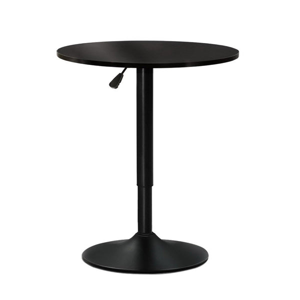 Artiss Bar Table Kitchen Tables Swivel Round Metal Black Artiss