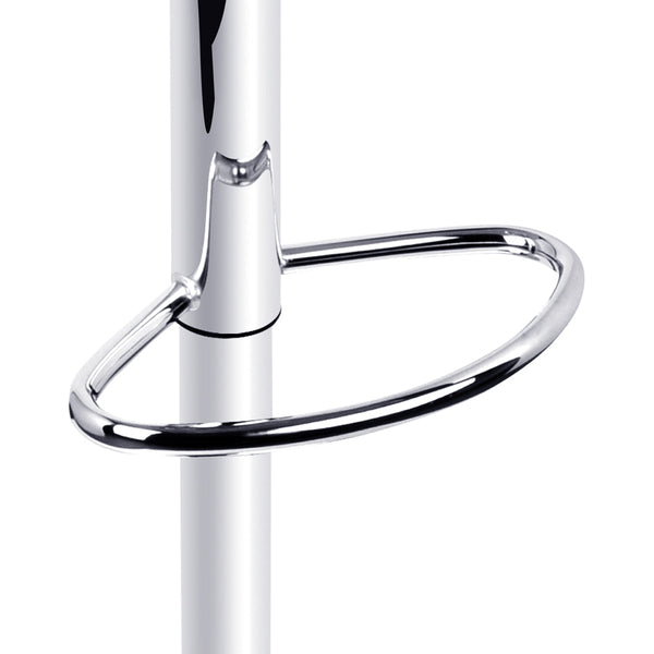 Artiss Set of 2 PU Leather Gas Lift Bar Stools - Black Artiss