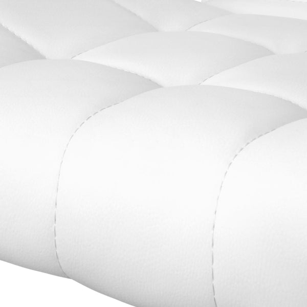 Artiss Set of 2 PU Leather Gas Lift Bar Stools - White Artiss