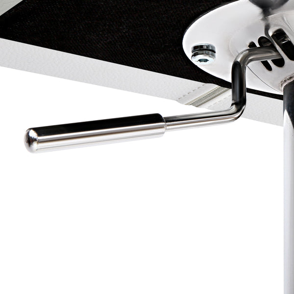 Artiss Set of 2 PU Leather Gas Lift Bar Stools - White Artiss