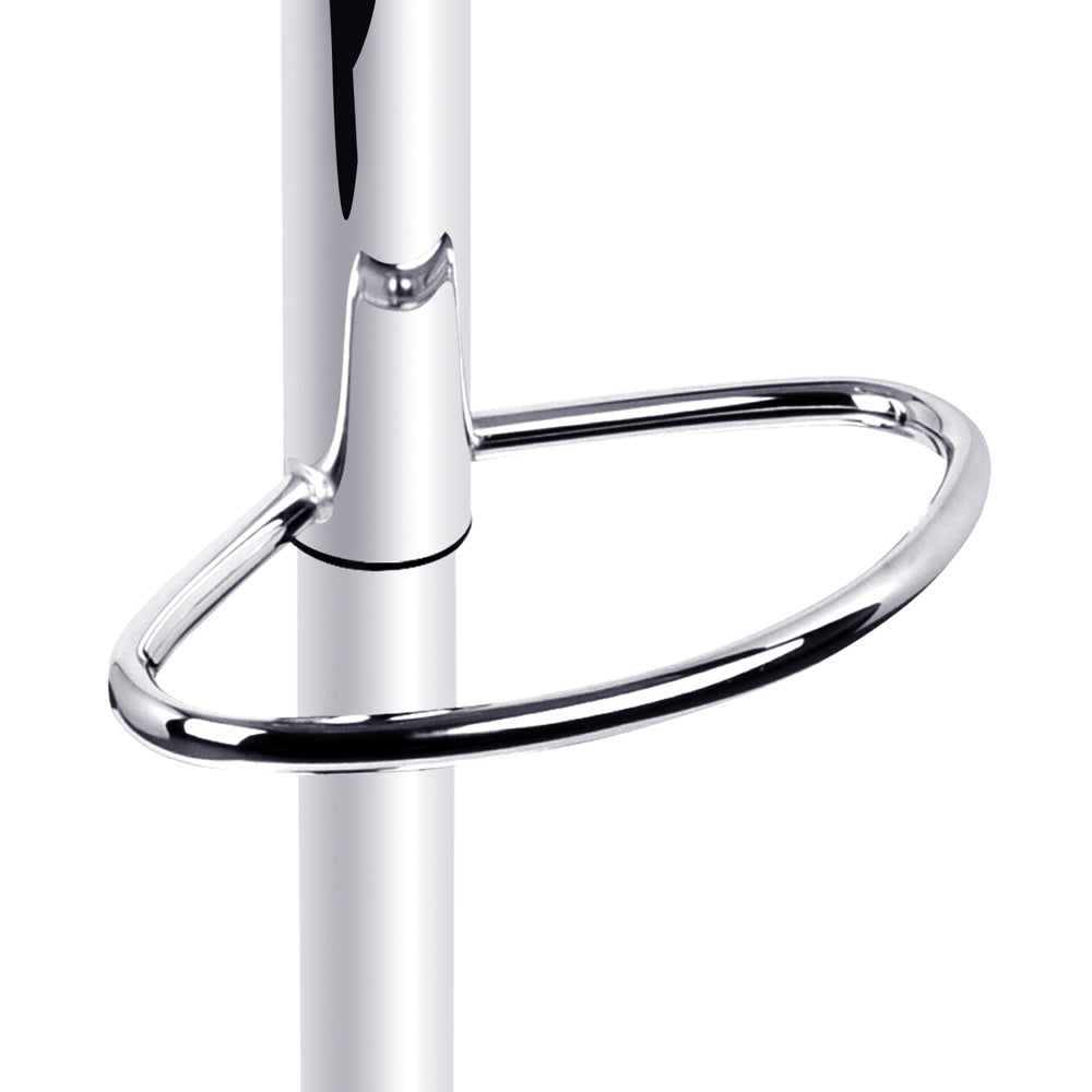 Artiss Set of 2 PU Leather Gas Lift Bar Stools - White Artiss