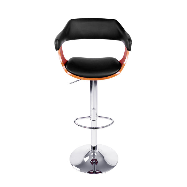 Artiss Wooden Bar Stool - Black Artiss