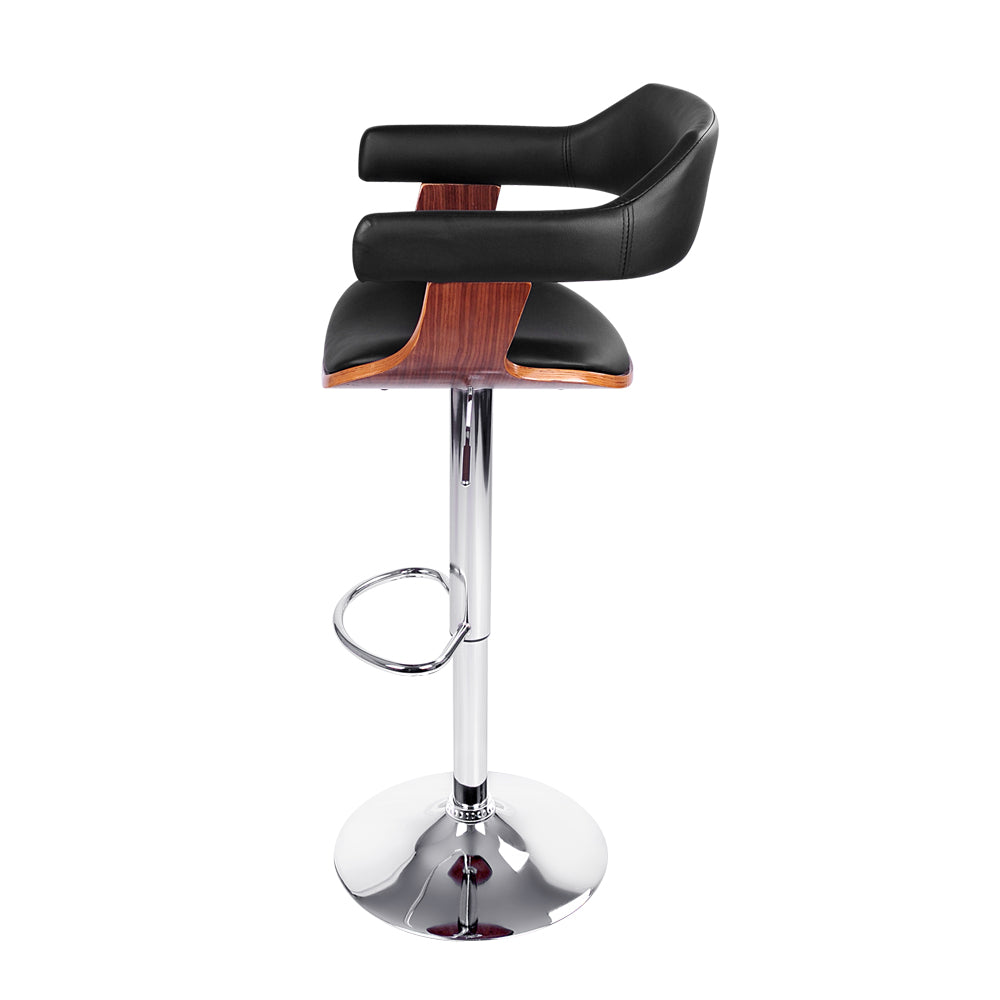 Artiss Wooden Bar Stool - Black Artiss