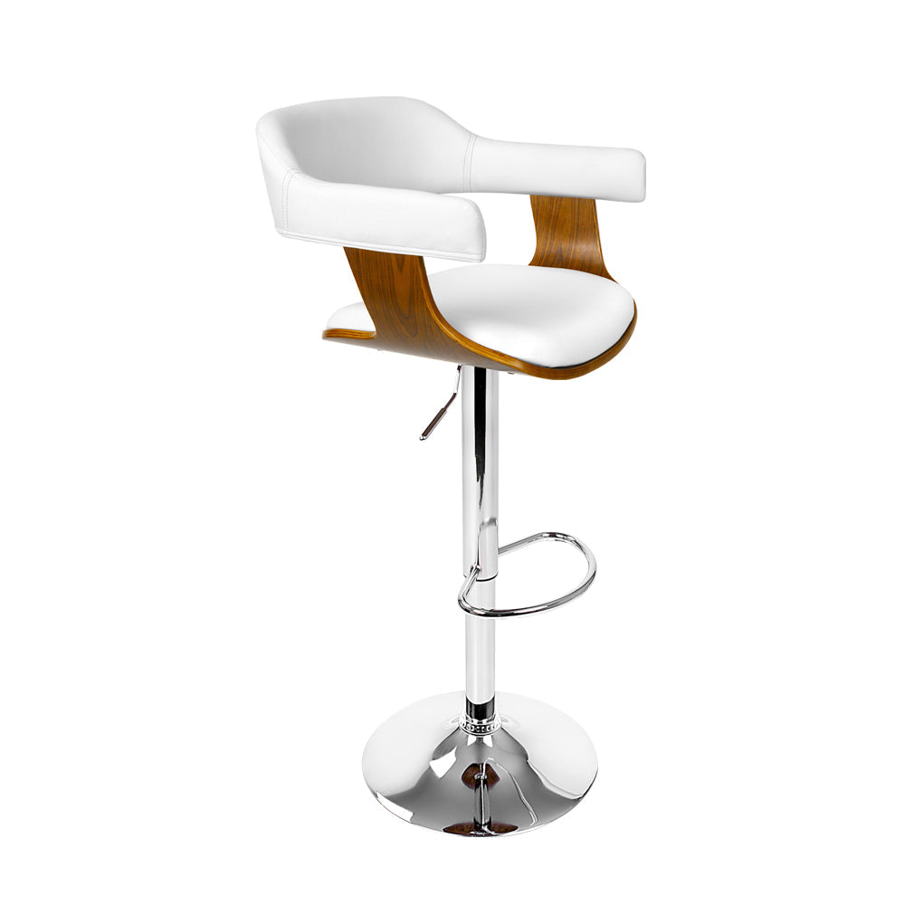 Artiss Wooden Bar Stool - White Artiss