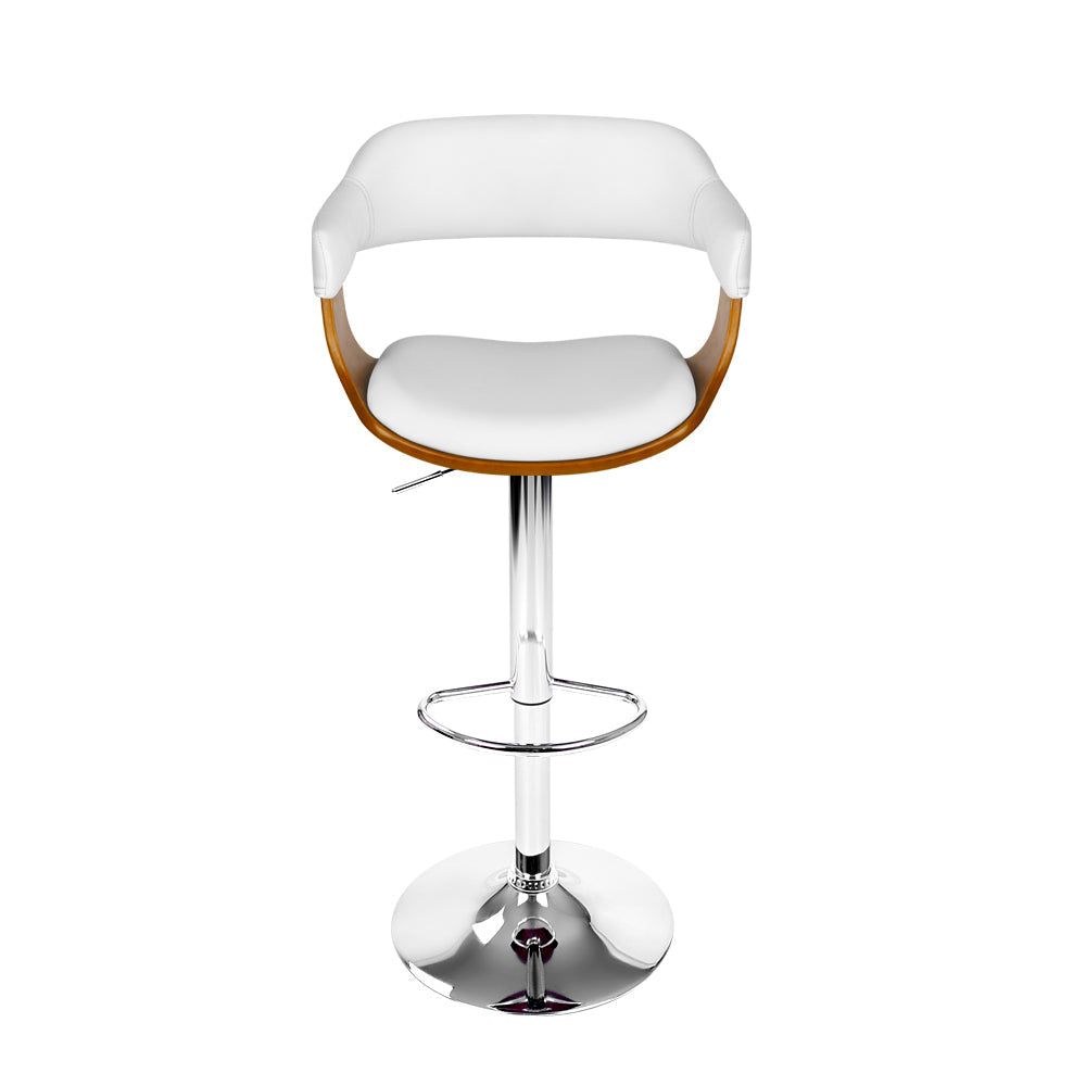 Artiss Wooden Bar Stool - White Artiss