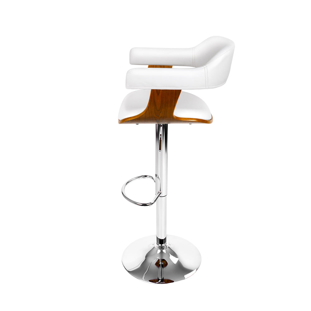 Artiss Wooden Bar Stool - White Artiss