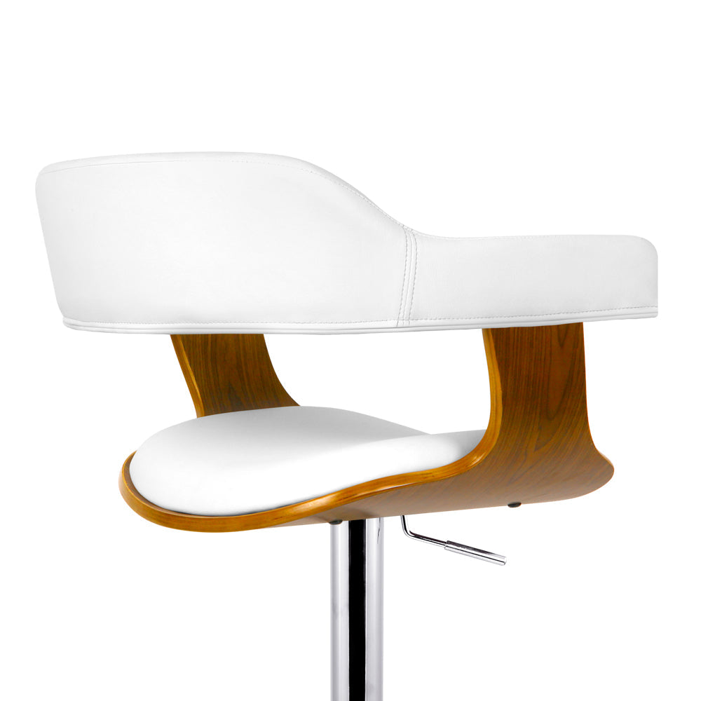 Artiss Wooden Bar Stool - White Artiss
