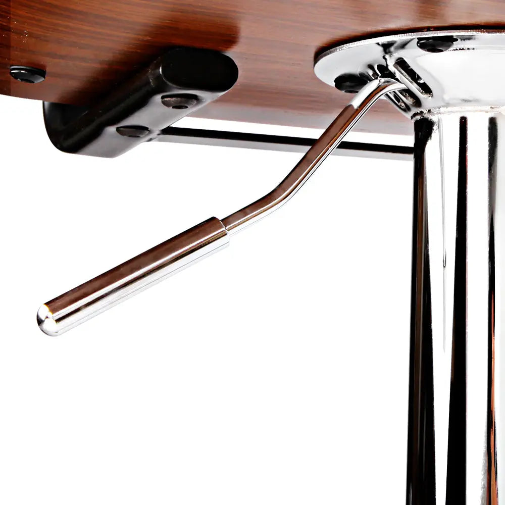 Artiss Wooden Gas Lift  Bar Stools - Black Artiss