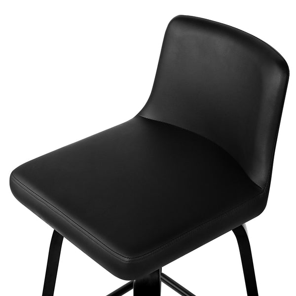 Artiss Set of 2 Wooden Bar Stool - Black freeshipping - Awezingly