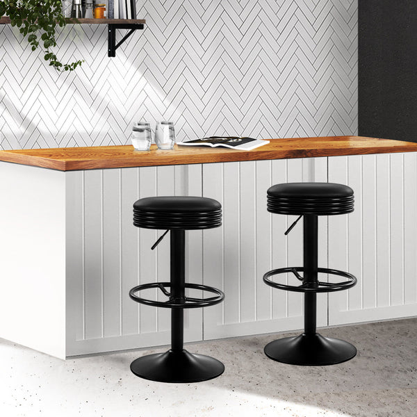 Artiss Bar Stools Kitchen Stool Black Barstool Artiss
