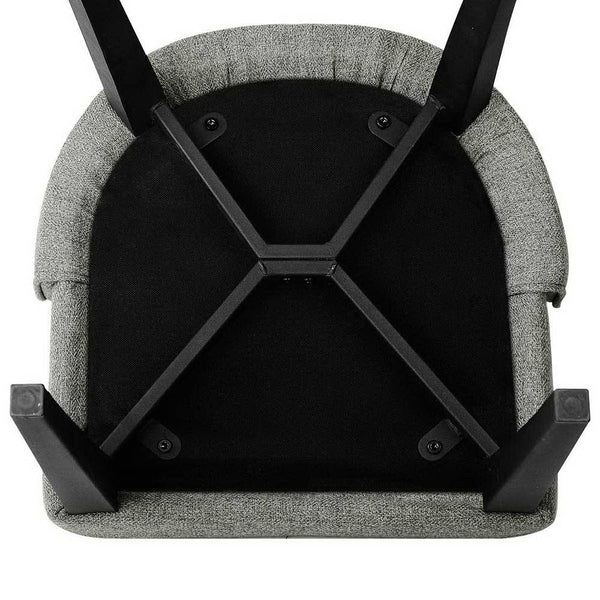 Artiss Set of 2 Fabric Dining Chairs - Grey freeshipping - Awezingly